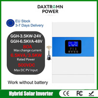 Daxtromn Hybrid Solar Inverter 3.5KW 5.5KW Off Grid 24V 48V 450VDC MPPT 100A Pure Sine Wave Solar Charger For Power System