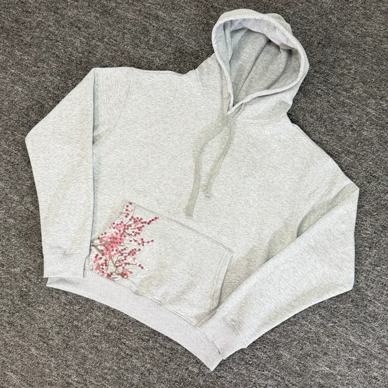 

26SS New High-Quality Men's Women's Loose DERSCHUTZE Hooded Sweatshirt American Street Trend Embroidered Sports Set