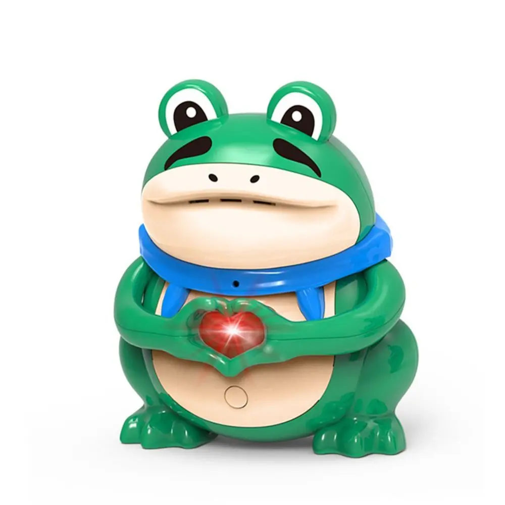 Confession Frog Flash Sound Toys Talking I Love You Luminous Frog Flash Model Anime Love Gesture Duck Sound Heart Led Toy