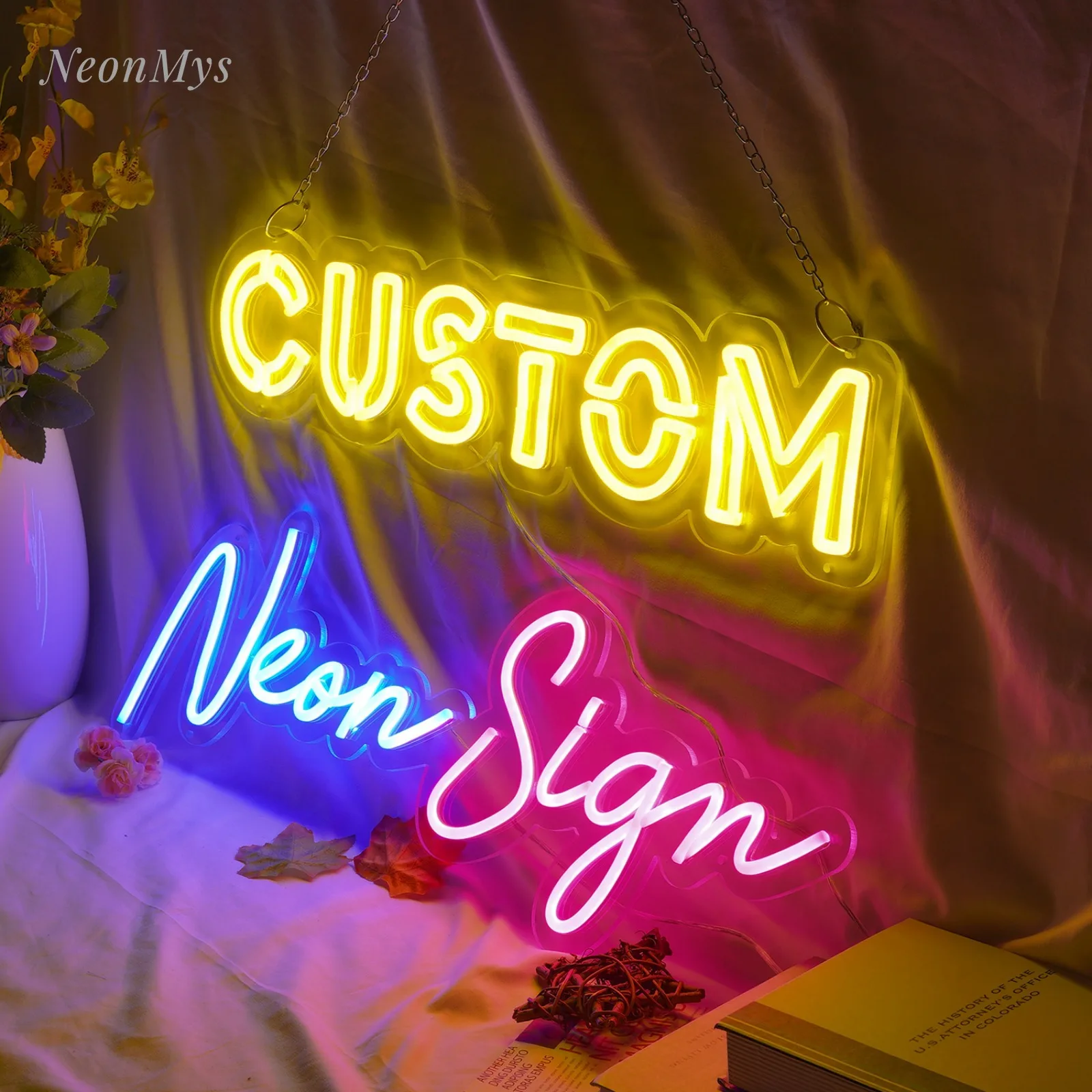 Imagem -03 - Personalizado Neon Led Inscrição Led Sinalboard Luz Noturna Sala de Jogos Sinais Luminosos de Néon Estética Luz ao ar Livre Sinalização Negócios