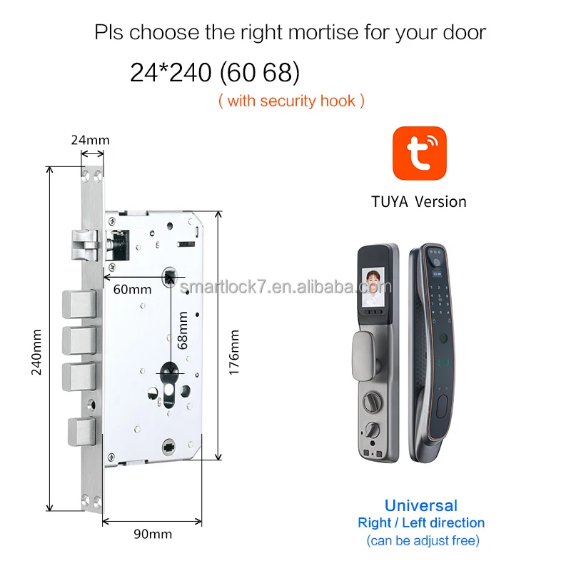 3d face recognition smart door lock