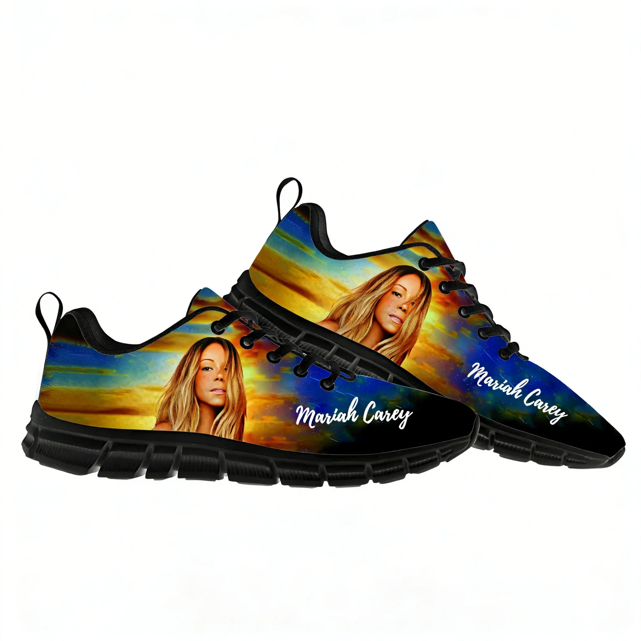 

Mariah Carey Хип-хоп Певица Спортивная обувь Мужские женские подростковые кроссовки Легкие повседневные походные кроссовки Обувь на заказ