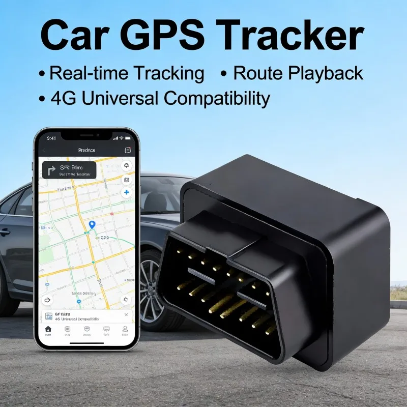 4G GPS car tracker OBD car GPS locator, global universal 4G vehicle satellite remote positioning, anti loss GPS locator