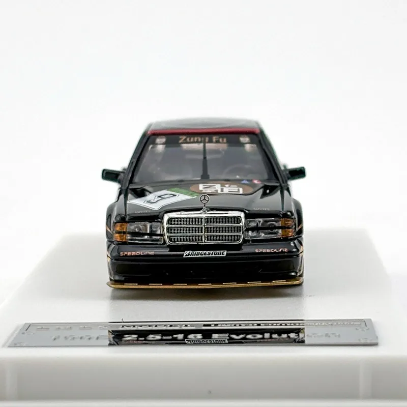 LMLF Schaal 1/64 Mercedes Benz 190E 2.5-16 EVO2 DTM Racing Edition Limited Legering Speelgoed Motorvoertuig Diecast metalen Model Geschenken