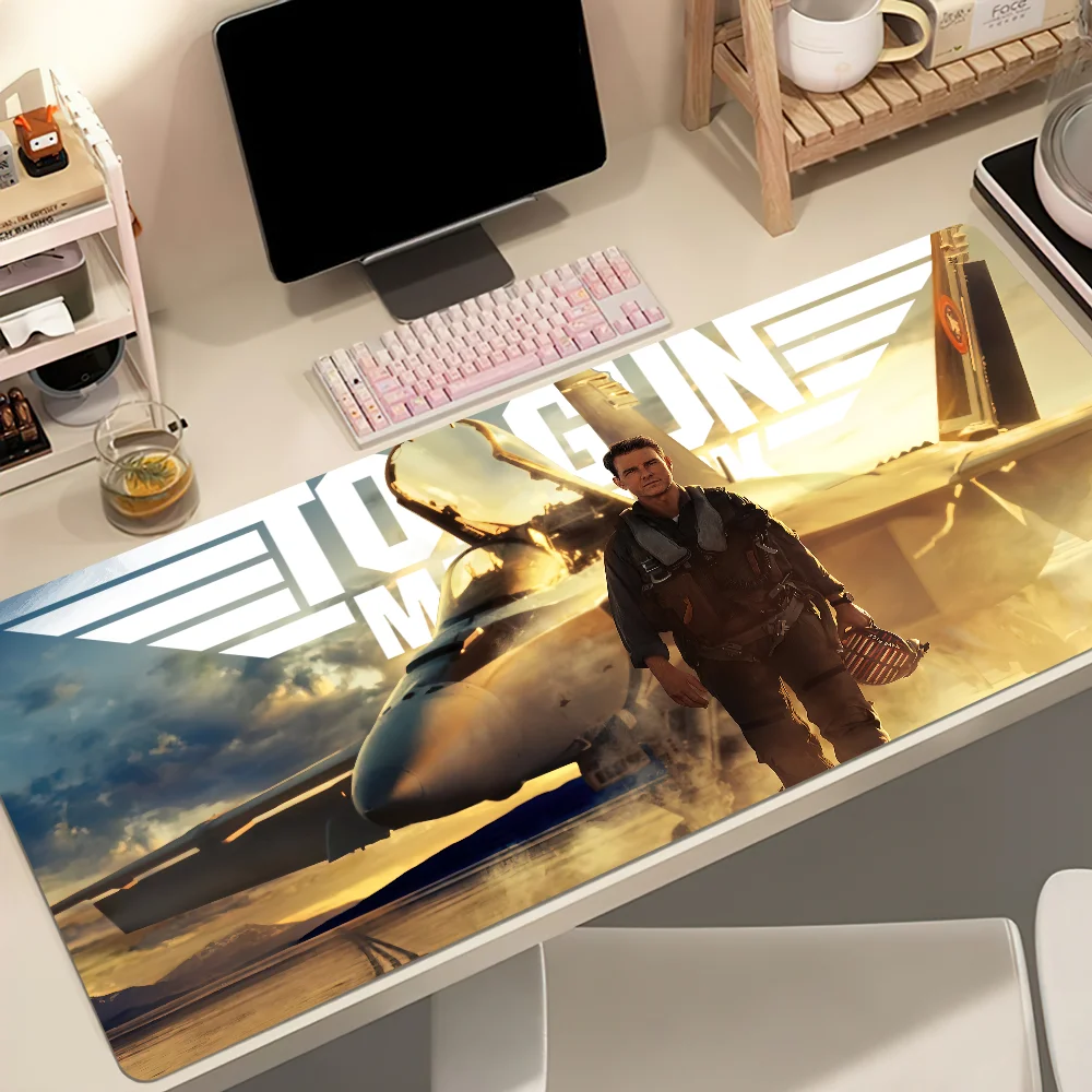 Movie T-Top Gun Maverick Mouse Pad Non-slip Thickened MousePad Student Gaming Cushion Large Writing Lockedge Office