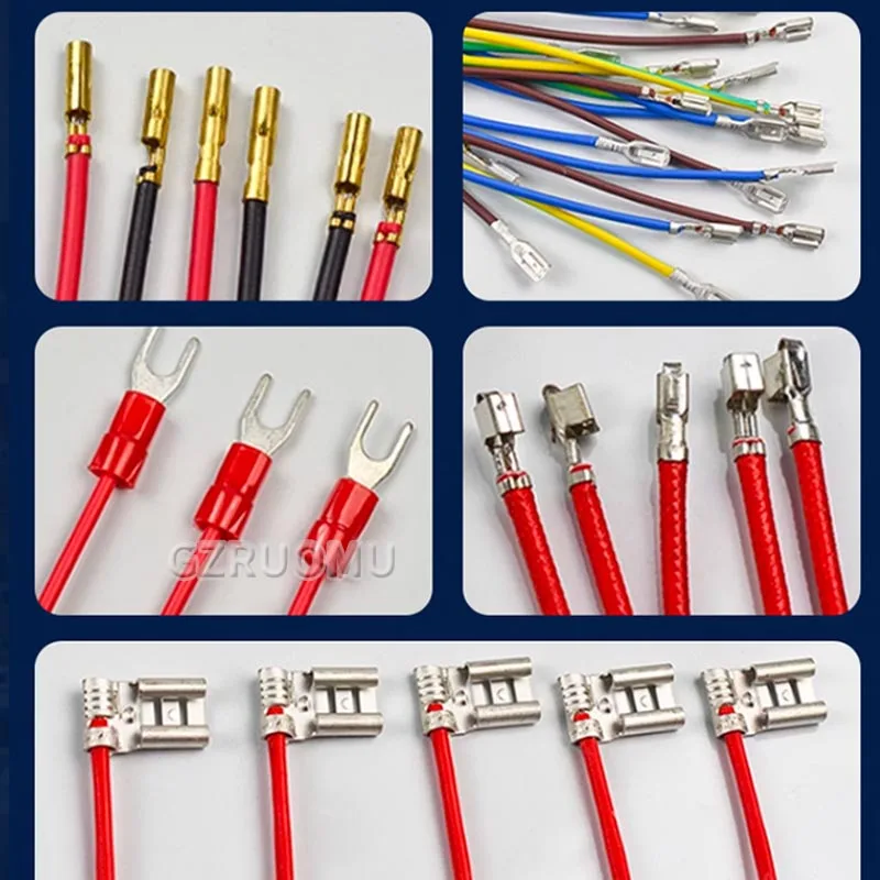 

1.5T/2.0T High Speed Mute Wire Terminals Crimping Machine Automatic Flat Cable Crimper Support Multiple Connectors