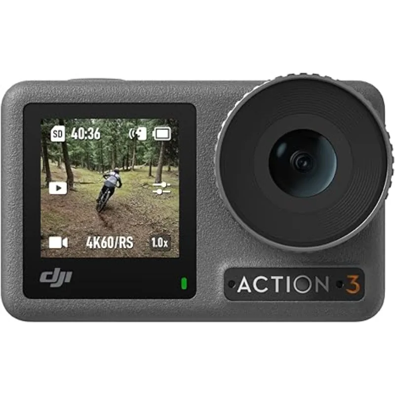 

Osmo Action 3 Standard Combo, Waterproof Action Camera 4K with Super-Wide FOV, Dual Touchscreens, Mini Action Camera for Outdoor