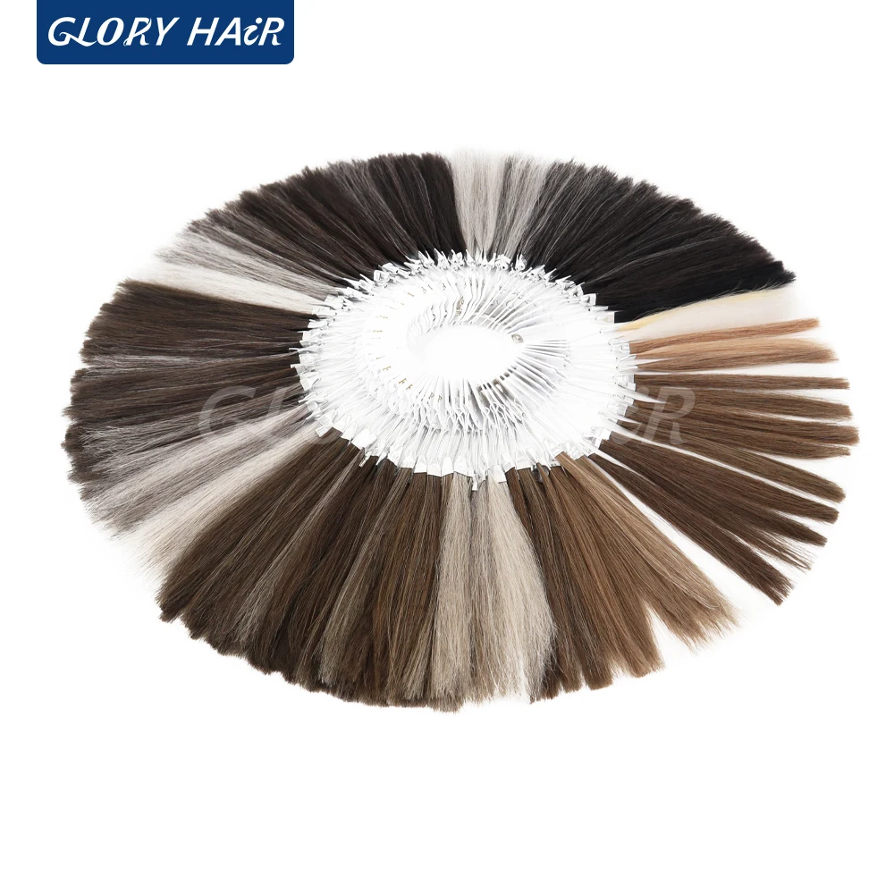 Man's Color Ring Indian Human Hair Men Color Chart Barber