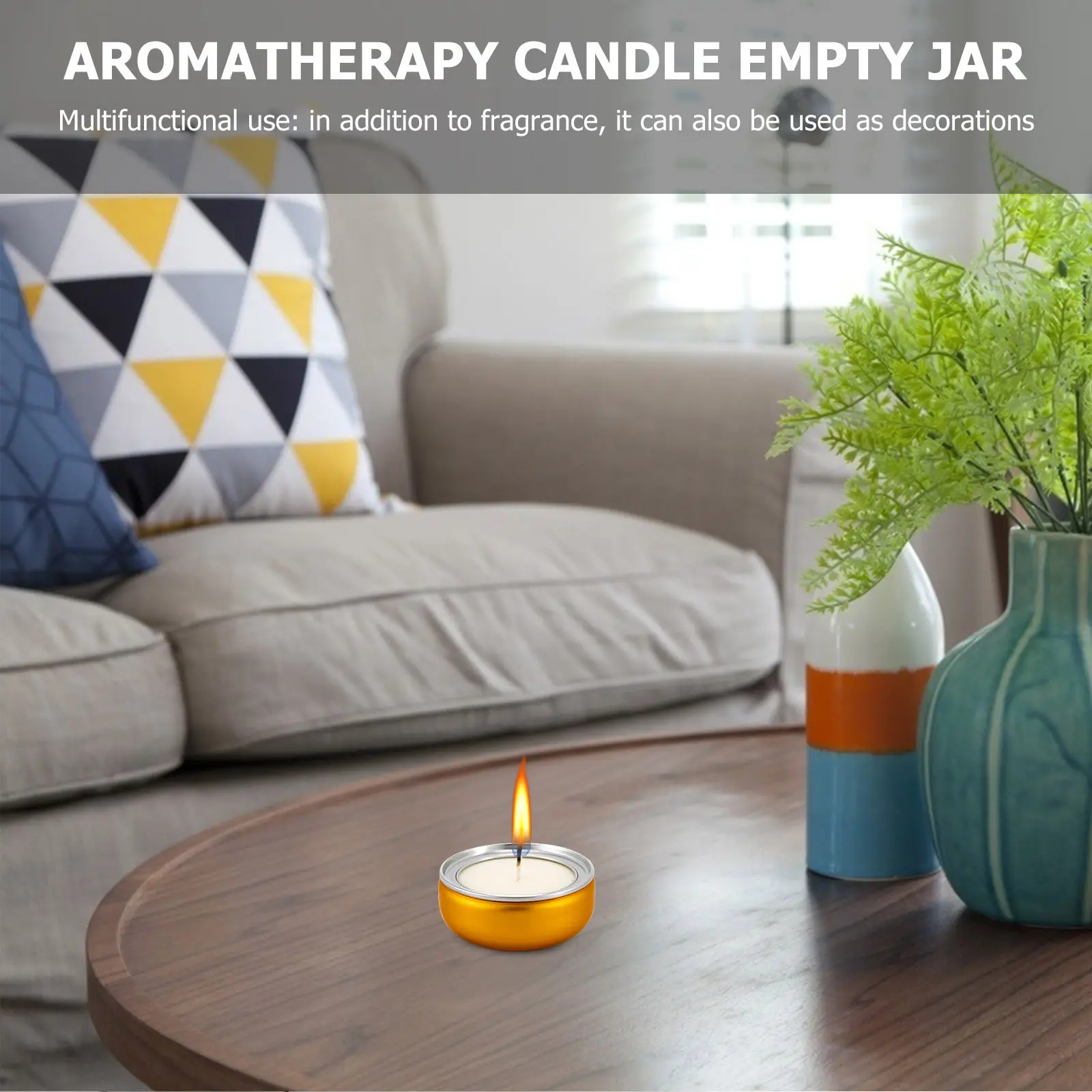 

Набор из 12 безопасных многоразовых алюминиевых баночек: мини-контейнеры для чая, конфет, специй, пустые металлические банки