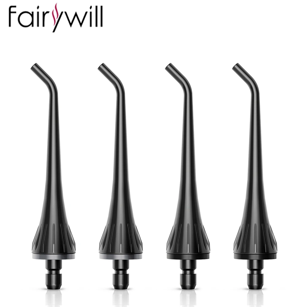 Fairywill Water Flossers Teeth Oral Irrigator Replacement Heads Toothbrush Heads Eco-Friendly Durable ABS Material for FW5020