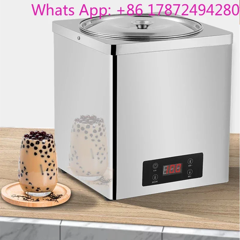 Brown Sugar Pearl Sago Balls Taro Mud 3L Insulation Pearl Pot 220V 300W-600W Commercial Electronic Warm Soup Pot