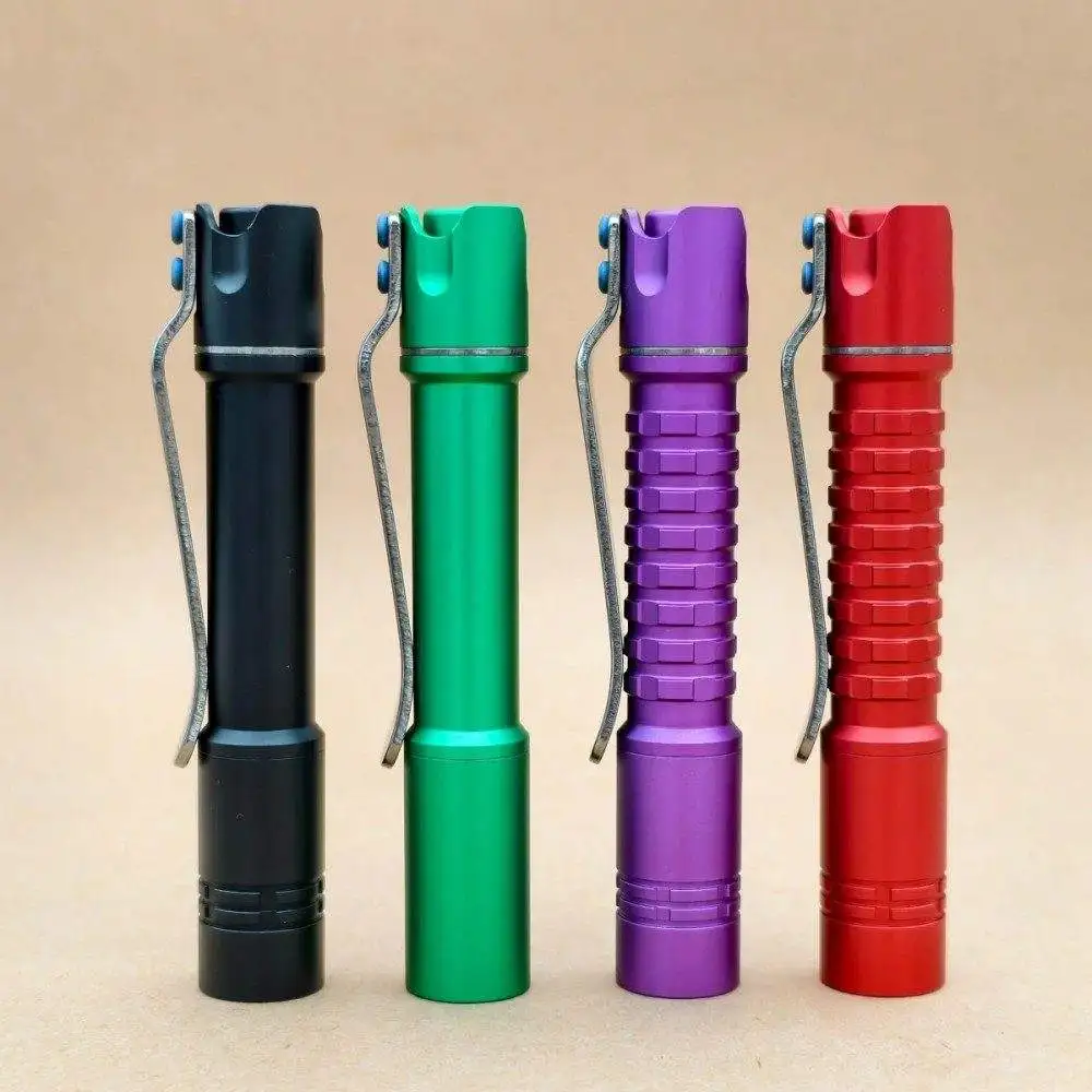 Reylight MK3 Pineapple Mini Aluminum Flashlight with Battery Nichia 519a 4000K LED  EDC Flashlights