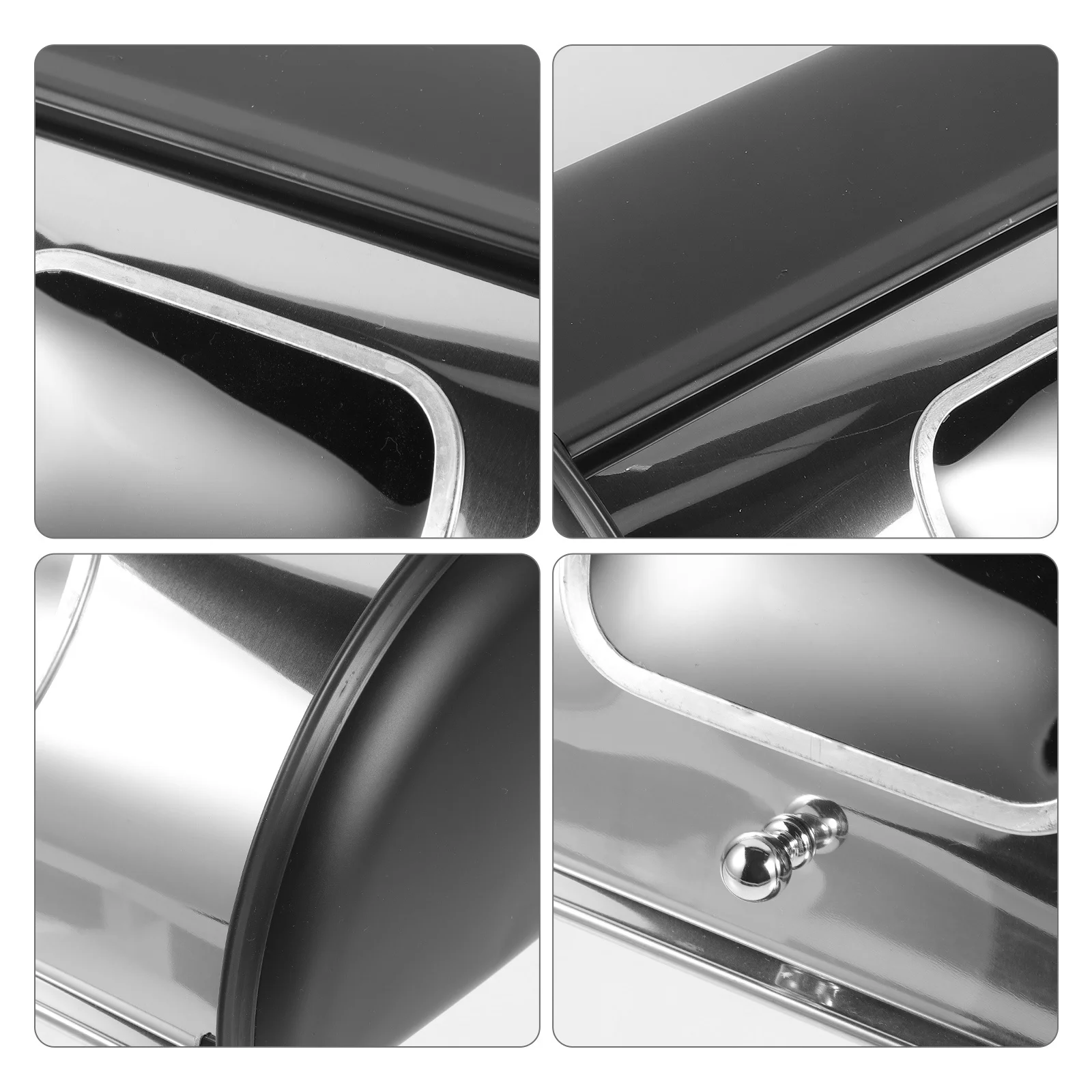 

Large Capacity Bread Box Stainless Steel Multi-Function Holder For Kitchen Countertop Bread Container Desktop Bin Kitchen