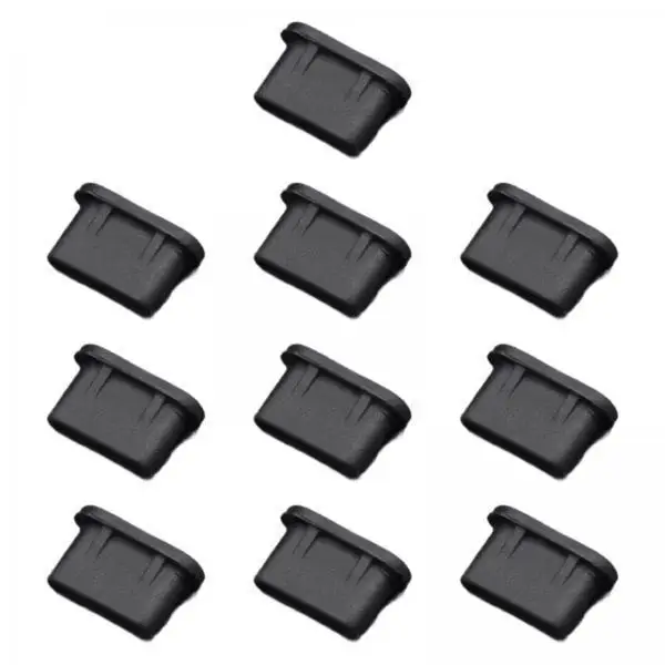 

Silicone Type C Charging Port Protector Dust Plug Waterproof Cap Soft Accessories Protect Interface for Phones and Laptops