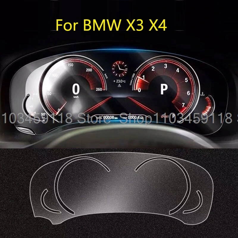 TPU Protective Film For BMW X3 X4 G01 2018-2021 car Instrument Panel Screen car Interior anti-scratch Accessories