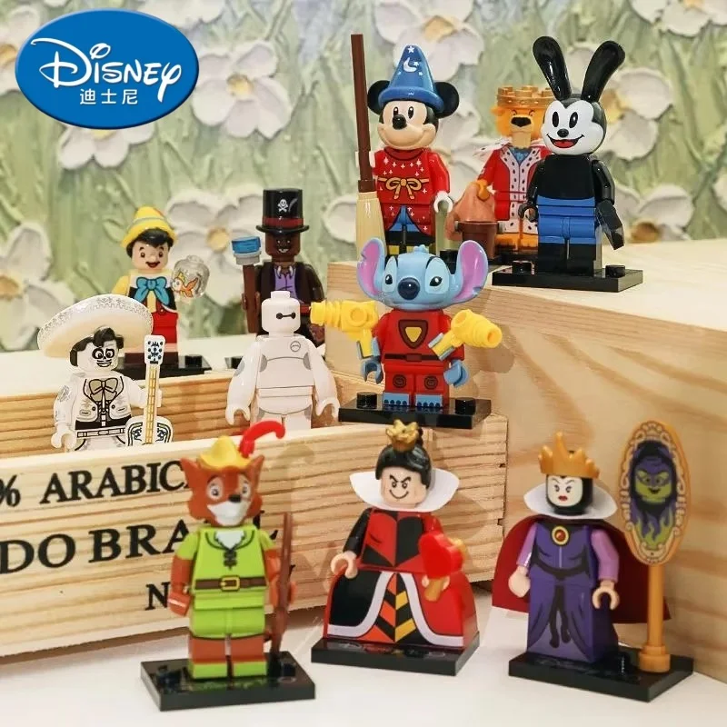 Miniso Disney 2024 New Compatible With 71038 Series Minifigures Puzzle Bricks Toys For Adult Kid Birthday Christmas Gifts