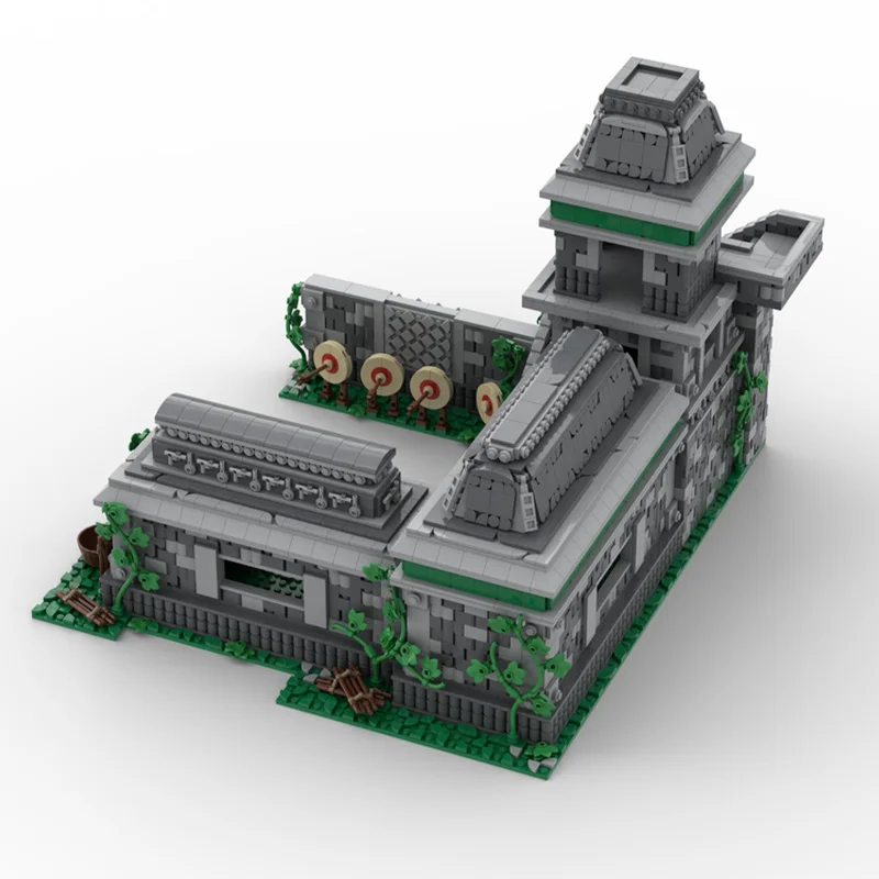 4843 PCS City Street Age Of Archery Range MOC Customize Modular Building Block Simple Design Model DIY Boys Toy Christmas Gift