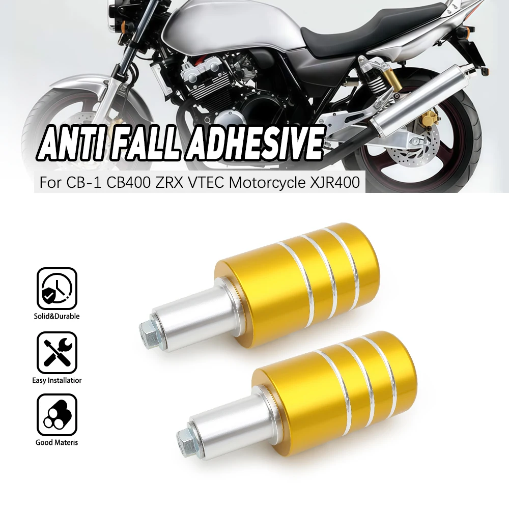 For CB-1 CB400 ZRX VTEC Motorcycle XJR400 Motorcycle Modified PK Rubber Accessories Aluminum Alloy