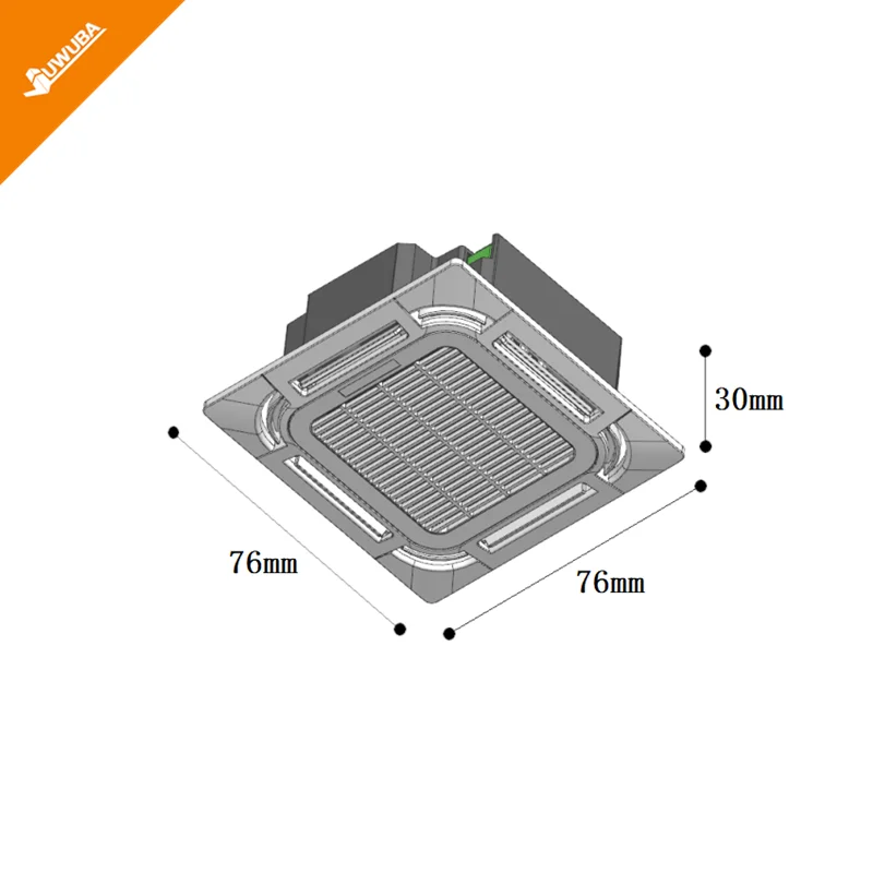 RC Dump Truck Ceiling Air Conditioner Model Indoor Unit for 1/14 Tamiya Tipper SCANIA 770S R620 VOLVO BENZ Arocs MAN TGX Car