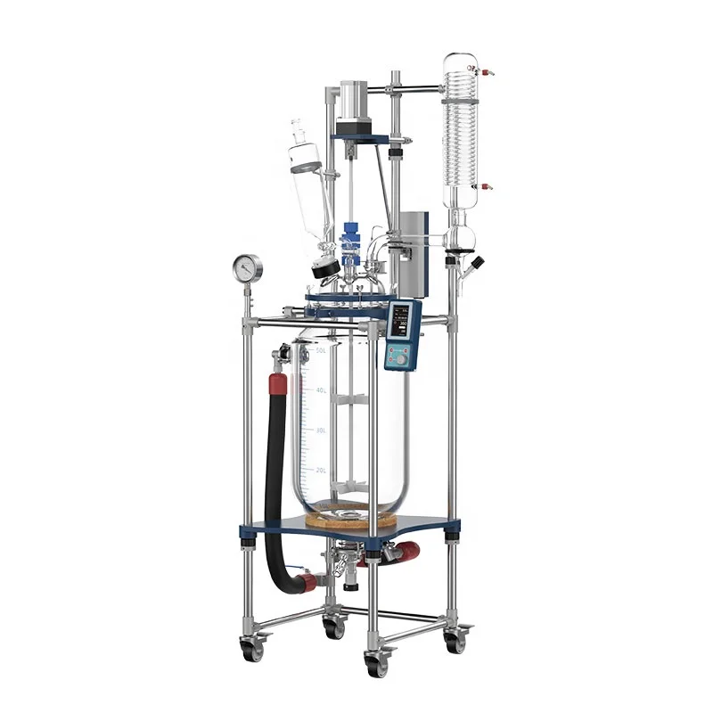 

5L Small Jacketed Glass Reactor With CE Certificate