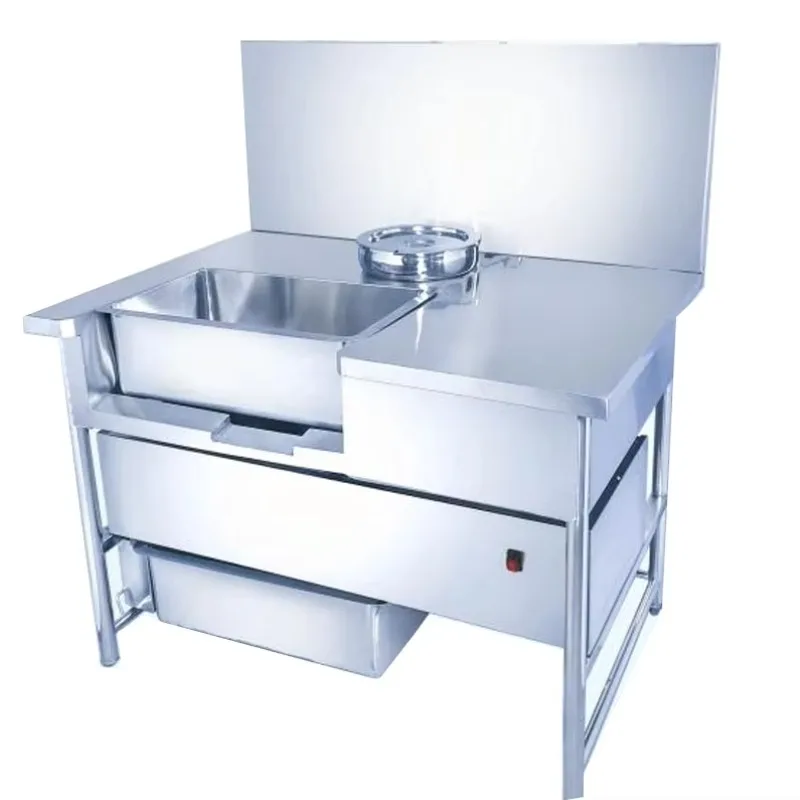 Commercial Floor Type Hood Customized Stainless Steel Fabrication for Fast Food Restaurant Kitchen Equipment view 6
