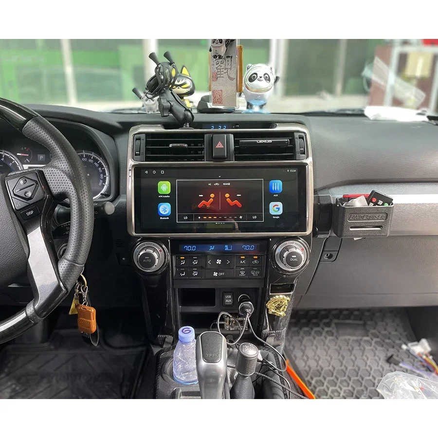 Carplay Auto Android 14.0 8G+256G 360 Camera Qled Car DVD Player GPS WIFI Bluetooth Radio For Toyota 4Runner 4 Runner 2009- 2022