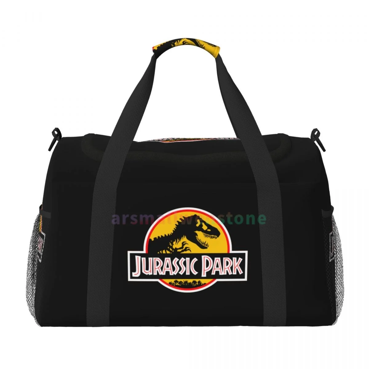 Jurassic Park Travel Duffel Bags Personalized Weekender Bag with Shoulder Strap Sport Gym Yoga Luggage Bag