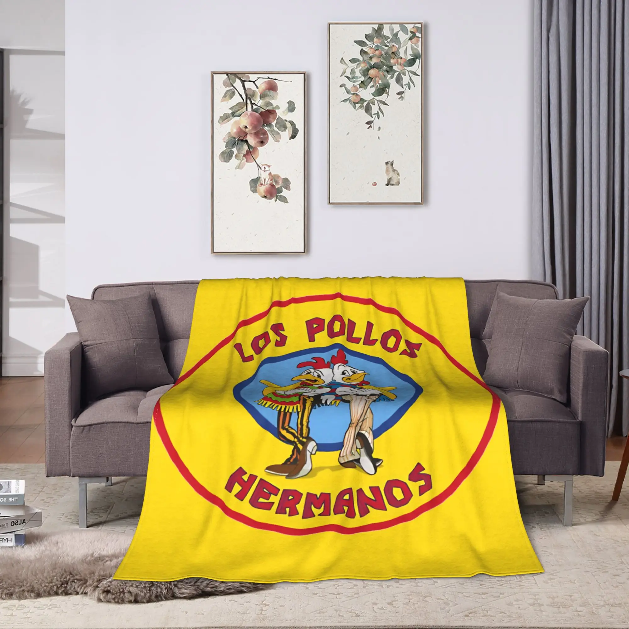 Breaking Bad LOS POLLOS Chicken Brothers Blankets Soft Warm Plush Throw Blanket For Living Room Flannel Bedspread Bed Cover