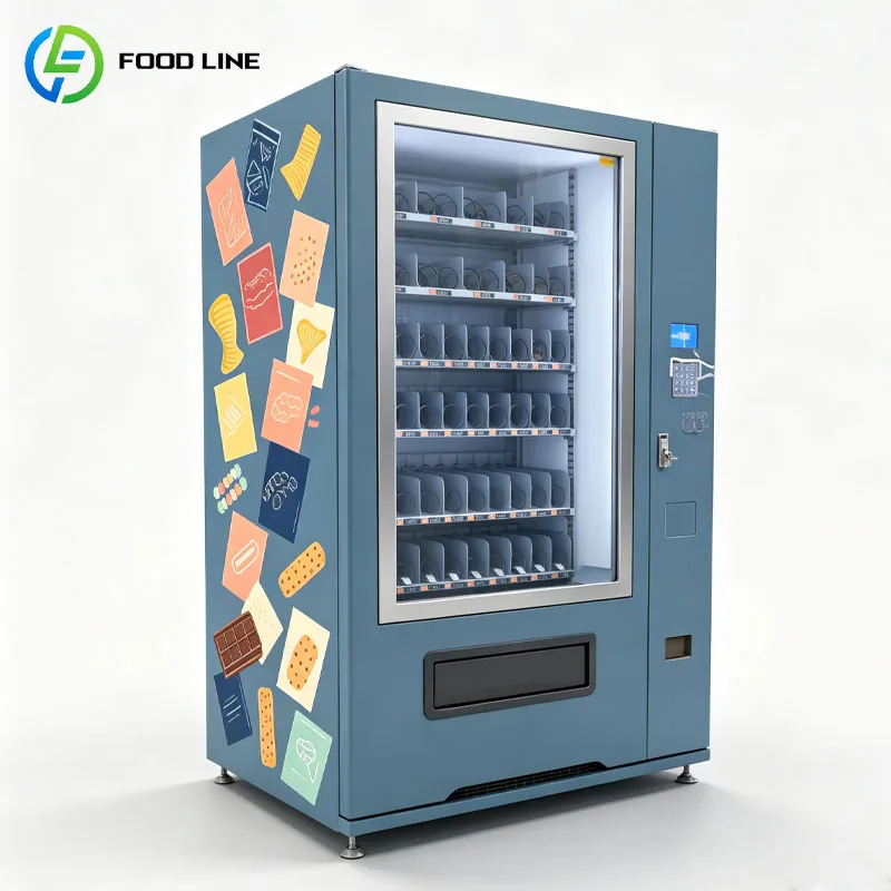 Snack And Drink Vending Machine Commercial Vending Machine Smart Beverage Retail Business Equipment Customized