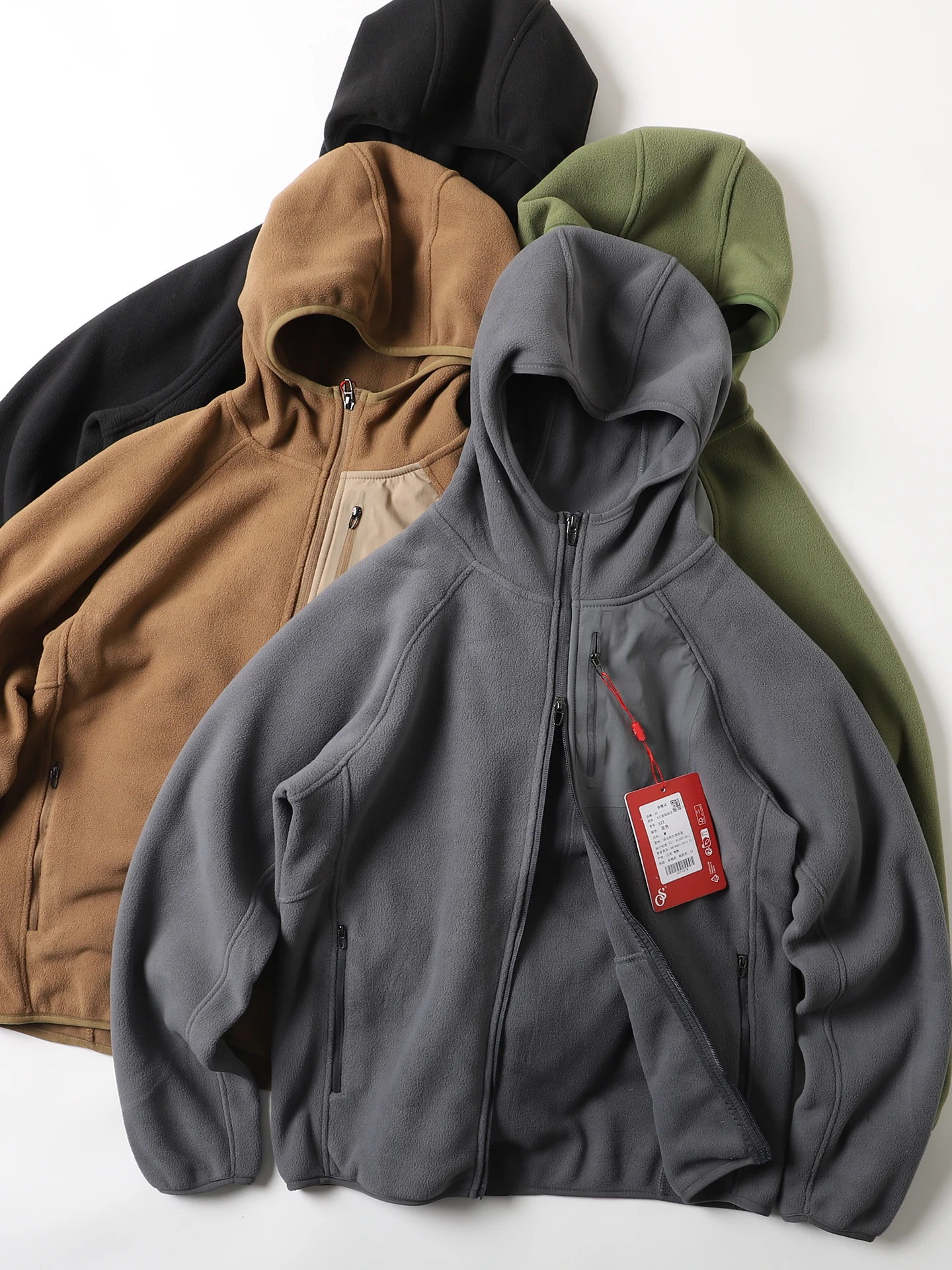 

Мужская спортивная повседневная куртка-кардиган Nordic Outdoor с двусторонним флисом, теплосберегающая, с капюшоном, на молнии