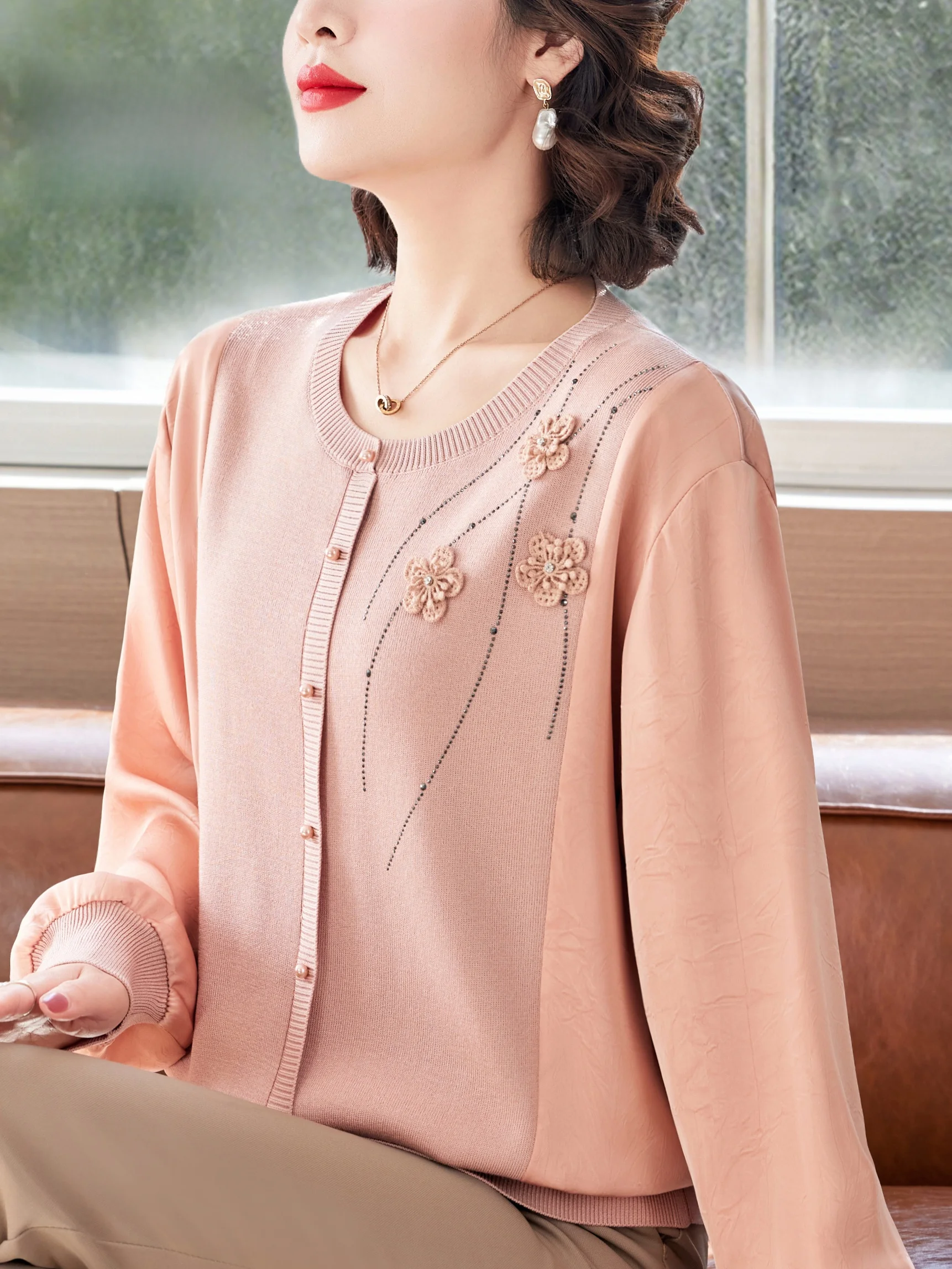 Stijlvol gebreid open vest voo - Women Fashion Over 60 recensie en prijs