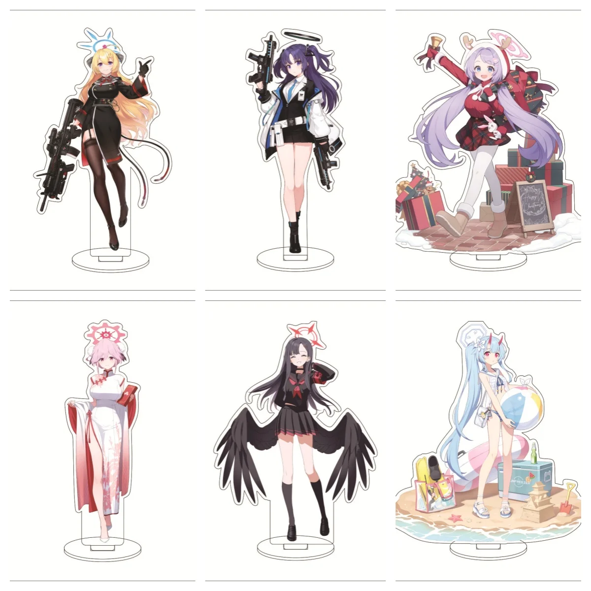 ГОРЯЧИЙ Animne Blue Archive SHIROKO HOSHINO SERIKA NONOMI HINA IORI ARU игровой персонаж праздник акриловая подставка настольный орнамент подарок