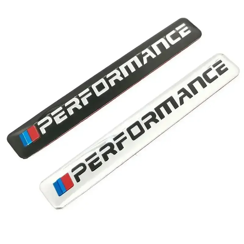 4Pcs Car Decal Logo Badge Auto Parts Sticker Not Easy To Fall Waterproof Power Performance Car Sticker