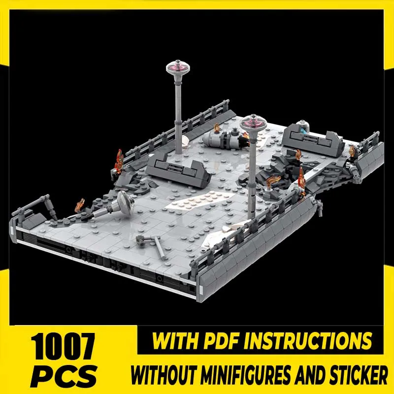 

Popular Star Movie Moc Building Bricks Revenge Bridge Model Technology Blocks Famous Scene Model Assembly Gift Toys DIY Sets