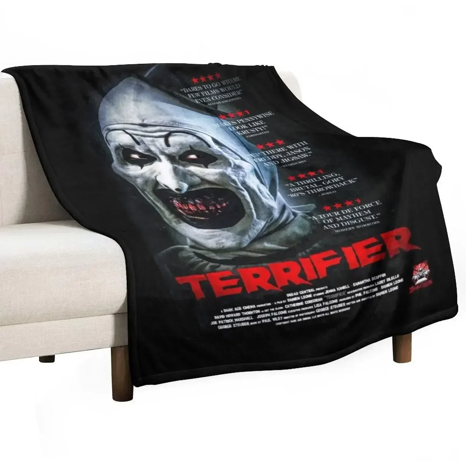 TERRIFIER Throw Blanket Decorative Soft Throw Blanket for Couch Sofa