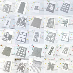 Leafy Cover Plate Cutting Dies Slim Fancy Fence Metal Die Cuts For DIY Scrapbooking Album Card Making Decoration Paper Craft