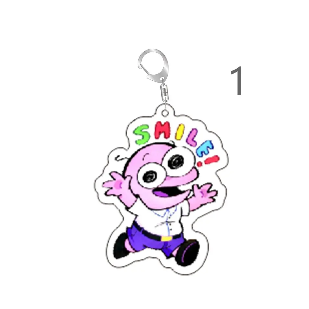 Cute Smiling Keychains For Accessories Anime Bag Pendant Key Chain Ring Jewelry Fans Friends Gifts  School Couple Funny Cartoon
