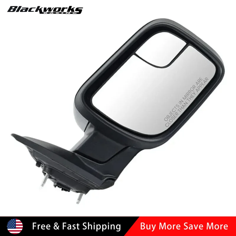 

GB5Z17682AB BB5Z17682NA Right Passenger Side Manual Fold Textured Power Mirror Textured Black For 2011-2015 Ford Explorer