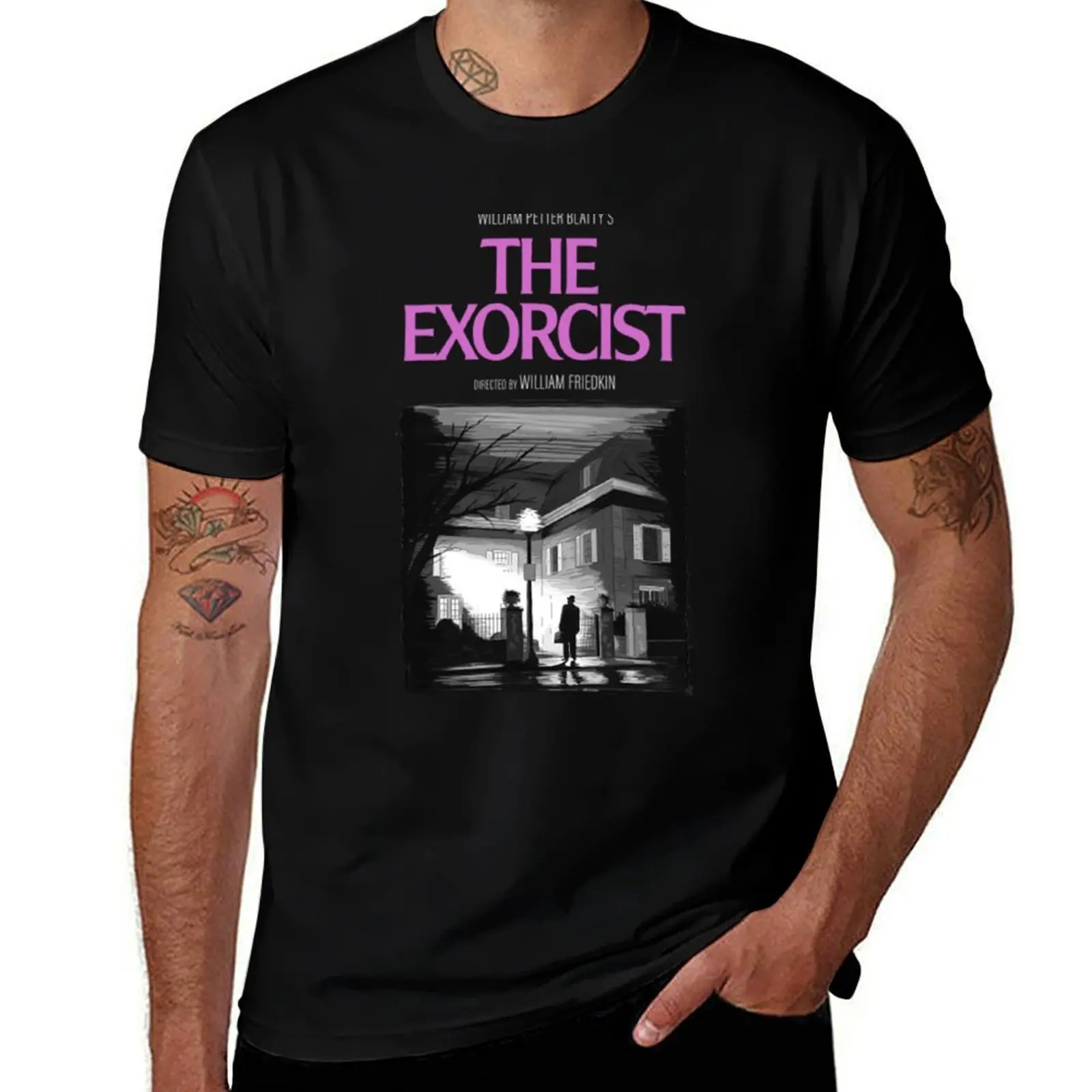 

The Exorcist T-Shirt shirts graphic oversized graphic tee plain plus size clothes T-shirts for men cotton
