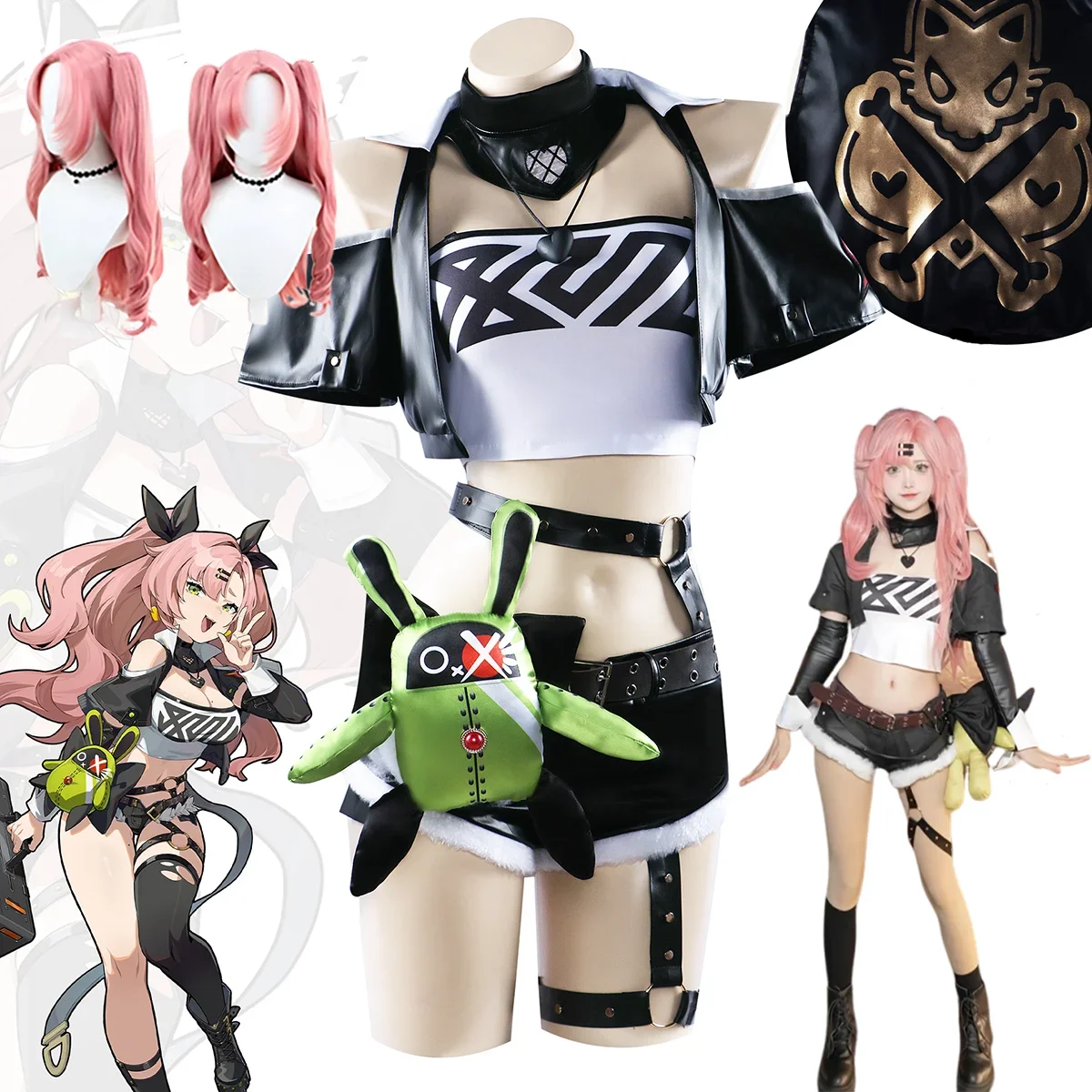 

CosplayNicole Demara Zenless Zone Zero Cosplay Costume Uniform Wig Anime Halloween Party Costumes Masquerade Women Game