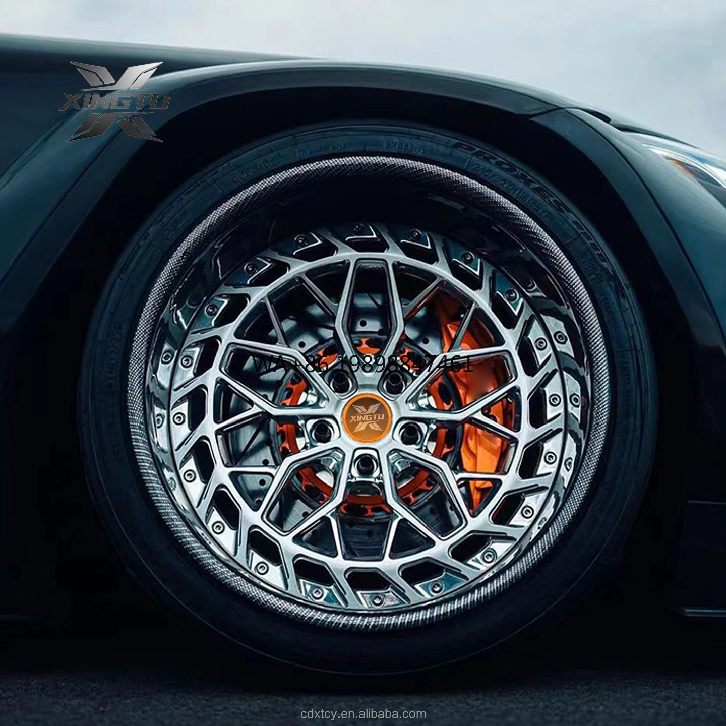 

2-3 Piece Forged Alloy Carbon Fiber Rim 18-26 Inch Deep Dish for Lamborghini Design 5x114.3 5x130 5x120 5x112 New Conditi