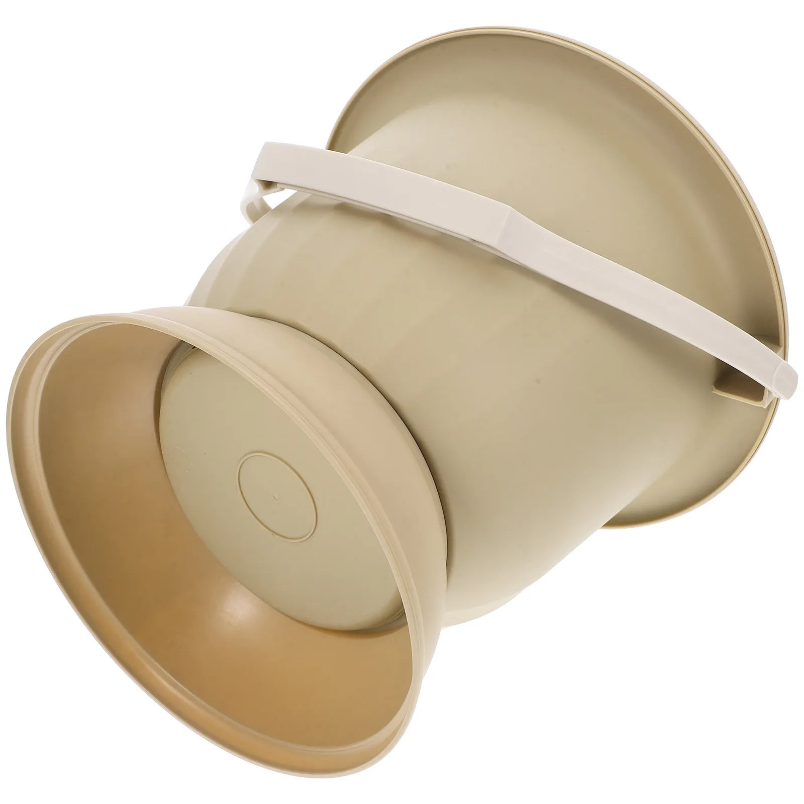 

Chamber Pot Plastic Spittoon with Lid Household Urine Pot Bedpan Portable Toilet for Elder Maternity Night Use
