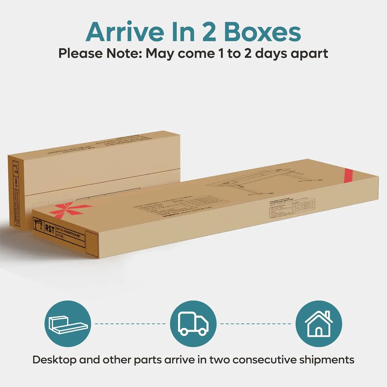 Bestier LED Electric Standing Desk Adjustable Height, 58x26 Inch Large Sit Stand Desk with Monitor Stand, Ergonomic Rising Desk