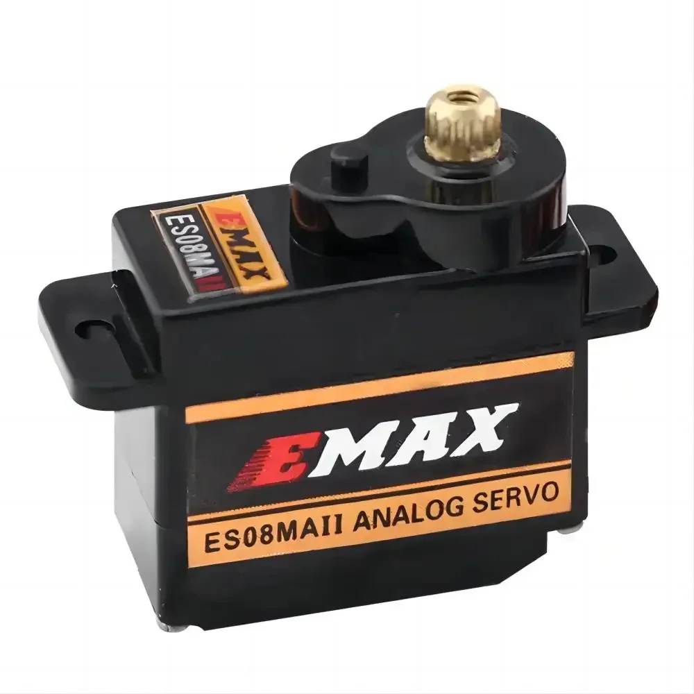 New 1/4PCS Original EMAX ES08MA ES08MA II 12g Mini Metal Gear Analog Servo for RC Hobbies Car Boat Helicopter Airplane Robot