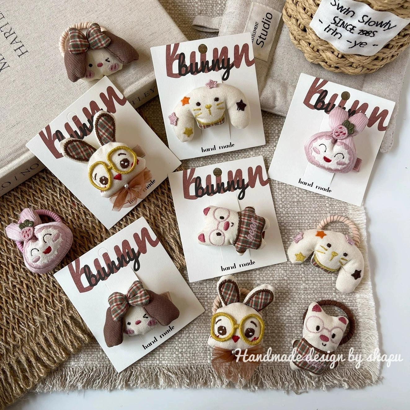 

Cartoon Bunny Hair Clips for Girls Animal Hairpins Baby Side Clip Cute Hair Accessories Kids Hair Tie Girl Ponytail Holder