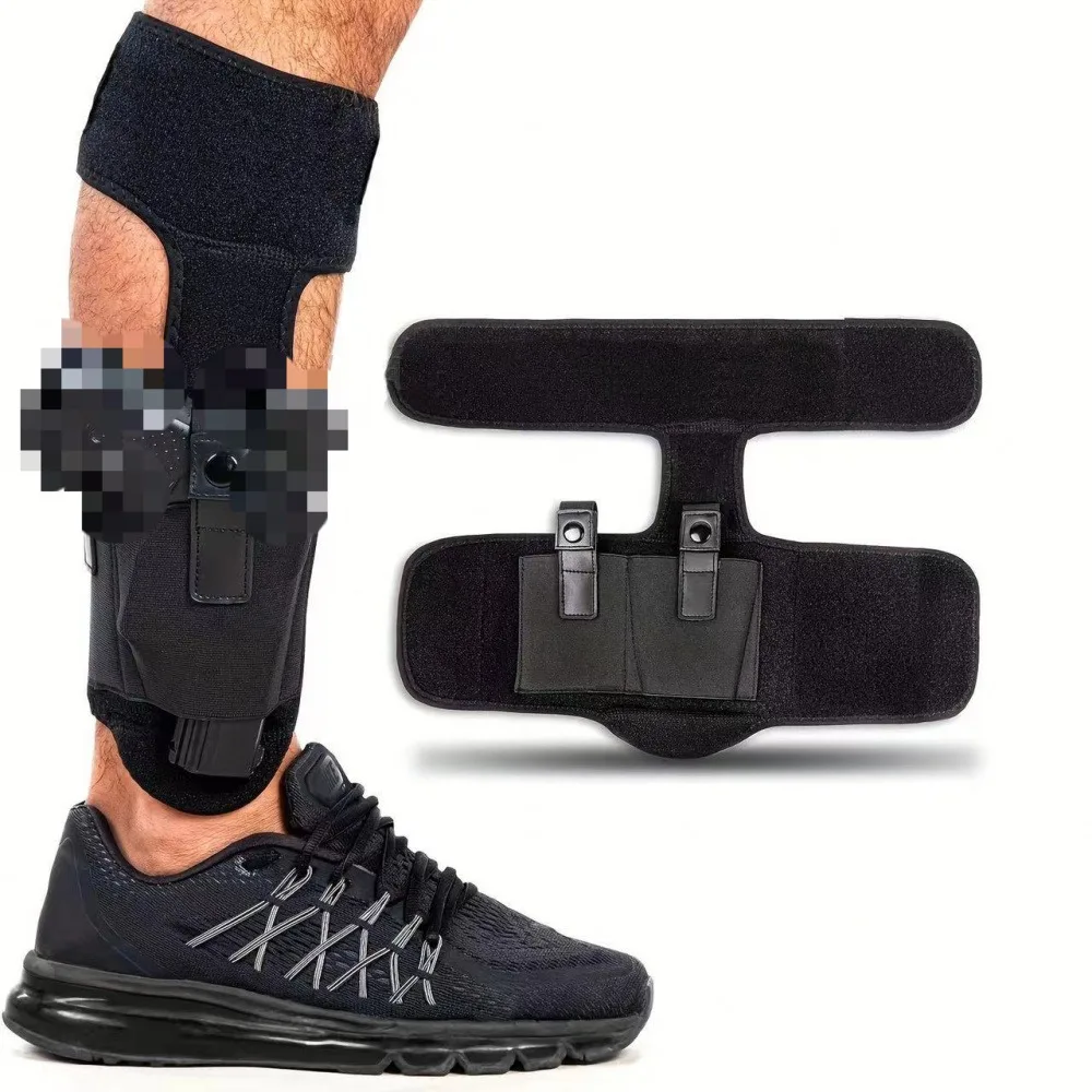 Close-Fitting Calf Gun Holster Strap, Portable Outdoor Hidden Gun Bag, Multi-Use Concealed Thigh Holster, One Size Fits All