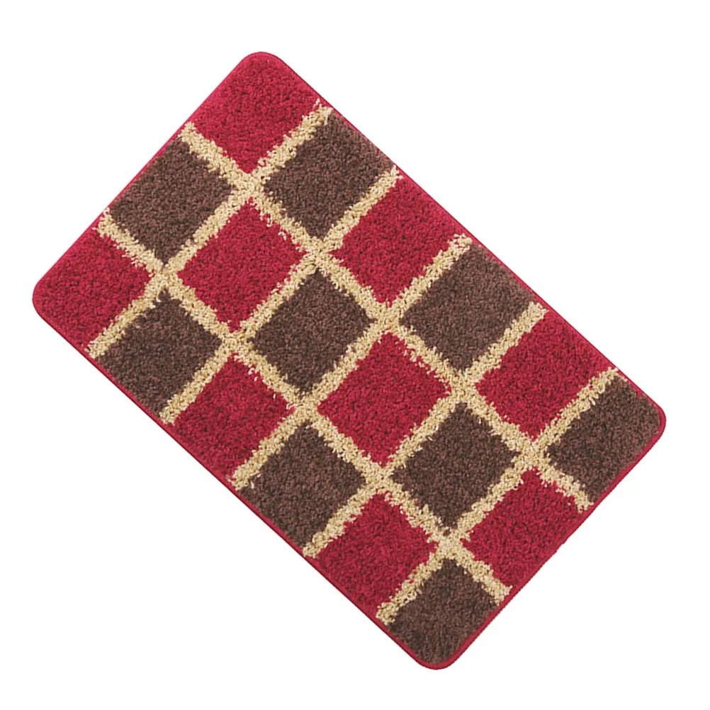 

Bath Rug Absorbent Quick Dry Nonslip Bottom Soft Dense Pile Bathroom Floor Mat for Shower Tub Home Decor Washable Reusable Pad