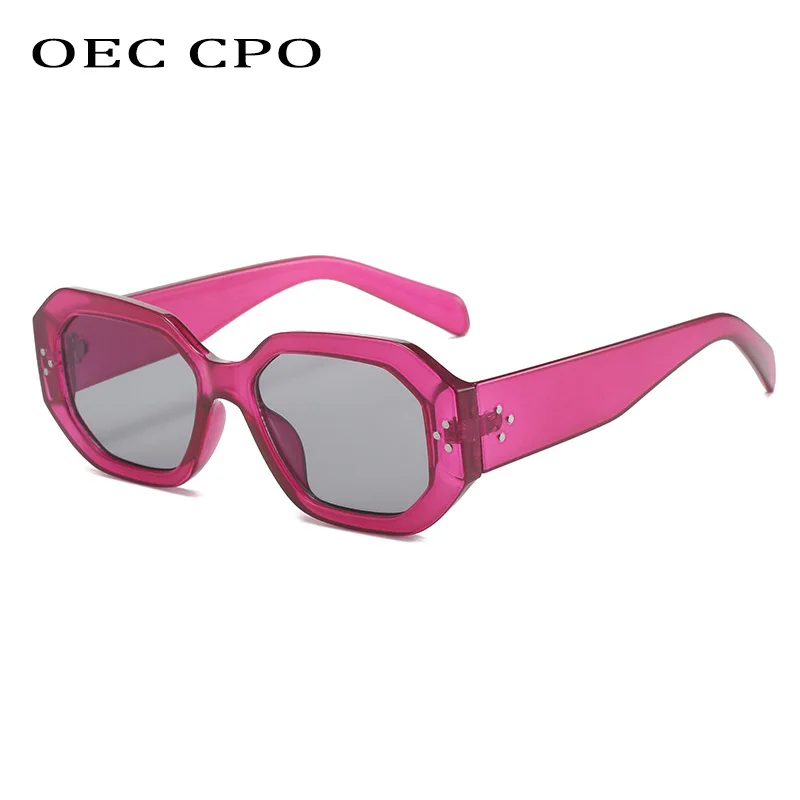 

Colorful Polygon Women Sunglasses Luxury Fashion Square Shades UV400 Men Punk Sun Glasses Female Outdoor Eyewear