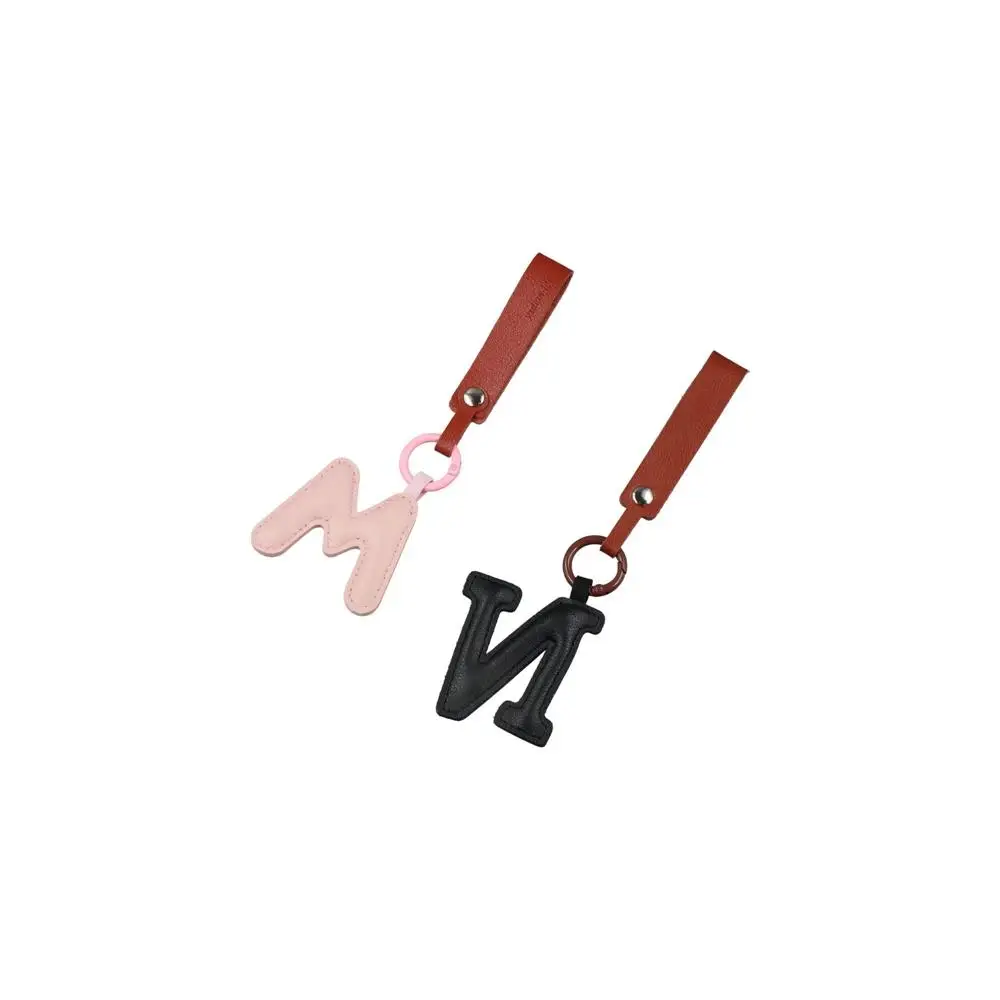 

Keys Organizer PU 26 Letter Key Chain Key Ring Business Alphabet Car Key Buckle Bag Charms Waist Buckle Business Key Holder