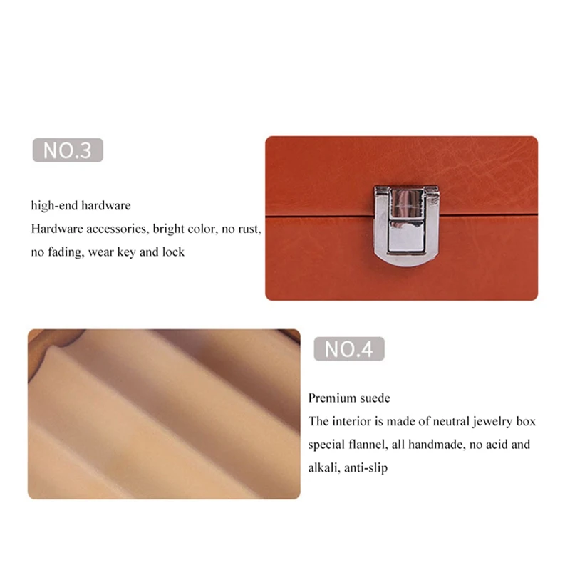 صندوق تخزين خشبي لعرض الأقلام ، حافظة أقلام PU فاخرة من 3 طبقات ، نافذة زجاجية ، حافظة حبر ، منظم جمع الأقلام ، 36 فتحة